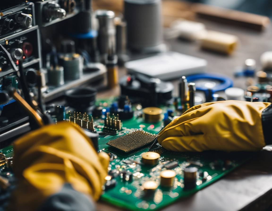 Jak bezpiecznie i skutecznie odzyskać złoto z podzespołów elektronicznych?